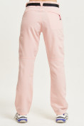 Оптом Спортивные брюки Valianly женские розового цвета 33419R в Екатеринбурге, фото 4