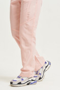 Оптом Спортивные брюки Valianly женские розового цвета 33419R в Екатеринбурге, фото 7