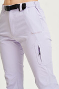 Оптом Спортивные брюки Valianly женские фиолетового цвета 33422F в Казани, фото 7