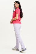 Оптом Спортивные брюки Valianly женские фиолетового цвета 33422F в Перми, фото 12