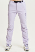 Оптом Спортивные брюки Valianly женские фиолетового цвета 33422F в Казани