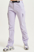Оптом Спортивные брюки Valianly женские фиолетового цвета 33422F в  Красноярске, фото 2