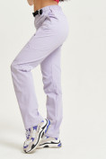 Оптом Спортивные брюки Valianly женские фиолетового цвета 33422F в Екатеринбурге, фото 3