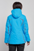 Оптом Горнолыжная куртка женская зимняя синего цвета 3350S в Екатеринбурге, фото 4