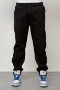 Оптом Спортивный костюм мужской модный черного цвета 35021Ch в Саратове, фото 5