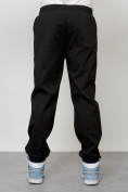 Оптом Спортивный костюм мужской модный черного цвета 35021Ch в Сочи, фото 8