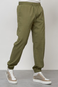 Оптом Спортивный костюм мужской модный цвета хаки 35021Kh в Перми, фото 7
