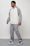 Оптом Спортивный костюм мужской модный серого цвета 35021Sr в Уфе, фото 2