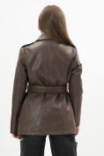 Оптом Классическая кожаная куртка женская  3607TK, фото 12