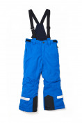 Оптом Брюки горнолыжные для мальчика синего цвета 38929S в Екатеринбурге