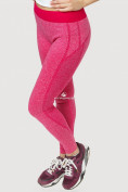 Оптом Брюки легинсы женские розового цвета 3917R, фото 5