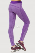 Оптом Брюки легинсы женские фиолетового цвета 3917F в Сочи, фото 4