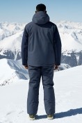 Оптом Горнолыжный костюм мужской зимний темно-серого цвета 392TC, фото 5