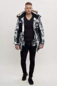 Оптом Зимняя куртка с мехом мужская светло-серого цвета 404SS, фото 13