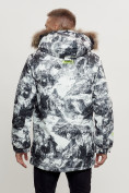 Оптом Зимняя куртка с мехом мужская светло-серого цвета 404SS, фото 8
