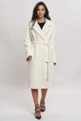 Оптом Пальто зимнее женское белого цвета  41881Bl в Екатеринбурге, фото 2