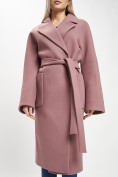 Оптом Пальто зимнее розового цвета 41881R в Екатеринбурге, фото 7