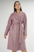 Оптом Пальто демисезонное фиолетового цвета 42038F, фото 10