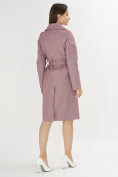 Оптом Пальто демисезонное фиолетового цвета 42038F, фото 5