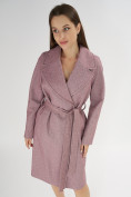 Оптом Пальто демисезонное фиолетового цвета 42038F, фото 7