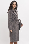 Оптом Пальто зимняя женская темно-серого цвета 42114TC в Казани, фото 2