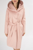 Оптом Пальто демисезонное розового цвета 42116R в Екатеринбурге, фото 7