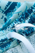 Оптом Спортивные шорты голубого цвета 4272Gl в Казани, фото 7