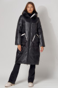 Оптом Пальто утепленное зимнее женское  белого цвета 442155Bl в Екатеринбурге