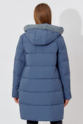 Оптом Пальто утепленное с капюшоном зимнее женское  синего цвета 442197S в Екатеринбурге, фото 14