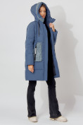 Оптом Пальто утепленное с капюшоном зимнее женское  синего цвета 442197S в Екатеринбурге, фото 10
