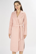 Оптом Пальто демисезонное розового цвета 4444R, фото 5