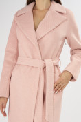 Оптом Пальто демисезонное розового цвета 4444R, фото 6