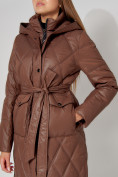 Оптом Пальто утепленное стеганое зимнее женское   448602TK в Екатеринбурге, фото 12