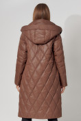 Оптом Пальто утепленное стеганое зимнее женское   448602TK в Екатеринбурге, фото 13