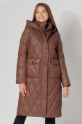 Оптом Пальто утепленное стеганое зимнее женское   448602TK в Екатеринбурге