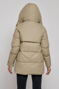 Оптом Зимняя женская куртка молодежная с капюшоном  52301SK в Казани, фото 16