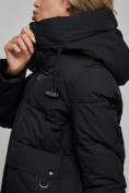 Оптом Зимняя женская куртка модная с капюшоном черного цвета 52303Ch в Екатеринбурге, фото 16