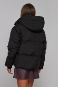 Оптом Зимняя женская куртка модная с капюшоном черного цвета 52309Ch в Казани, фото 22