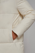 Оптом Пальто утепленное молодежное зимнее женское светло-бежевого цвета 52329SB в Самаре, фото 10