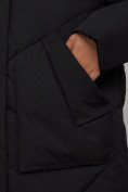 Оптом Зимняя женская куртка модная с капюшоном черного цвета 52362Ch в Екатеринбурге, фото 11