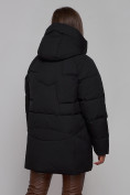 Оптом Зимняя женская куртка модная с капюшоном черного цвета 52362Ch в Екатеринбурге, фото 19