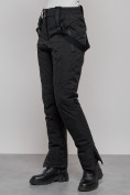 Оптом Полукомбинезон утепленный женский зимний горнолыжный черного цвета 526Ch, фото 6