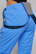 Оптом Полукомбинезон утепленный женский зимний горнолыжный синего цвета 526S, фото 10