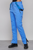 Оптом Полукомбинезон утепленный женский зимний горнолыжный синего цвета 526S, фото 6