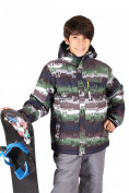 Оптом Куртка горнолыжная подростковая для мальчика цвета хаки 546-1Kh в Перми