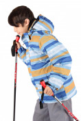 Оптом Куртка горнолыжная подростковая для мальчика серого цвета 547-1Sr в Сочи