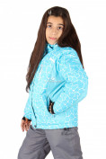 Оптом Куртка горнолыжная подростковая для девочки голубого цвета 548-1Gl в Самаре, фото 2