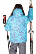 Оптом Костюм горнолыжный  для девочки синего цвета 548S в Омске, фото 4