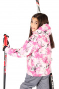Оптом Куртка горнолыжная подростковая розового цвета 1549R в  Красноярске, фото 3