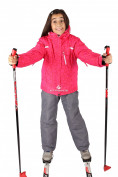 Оптом Костюм горнолыжный  для девочки красного цвета 548Kr в Новосибирске